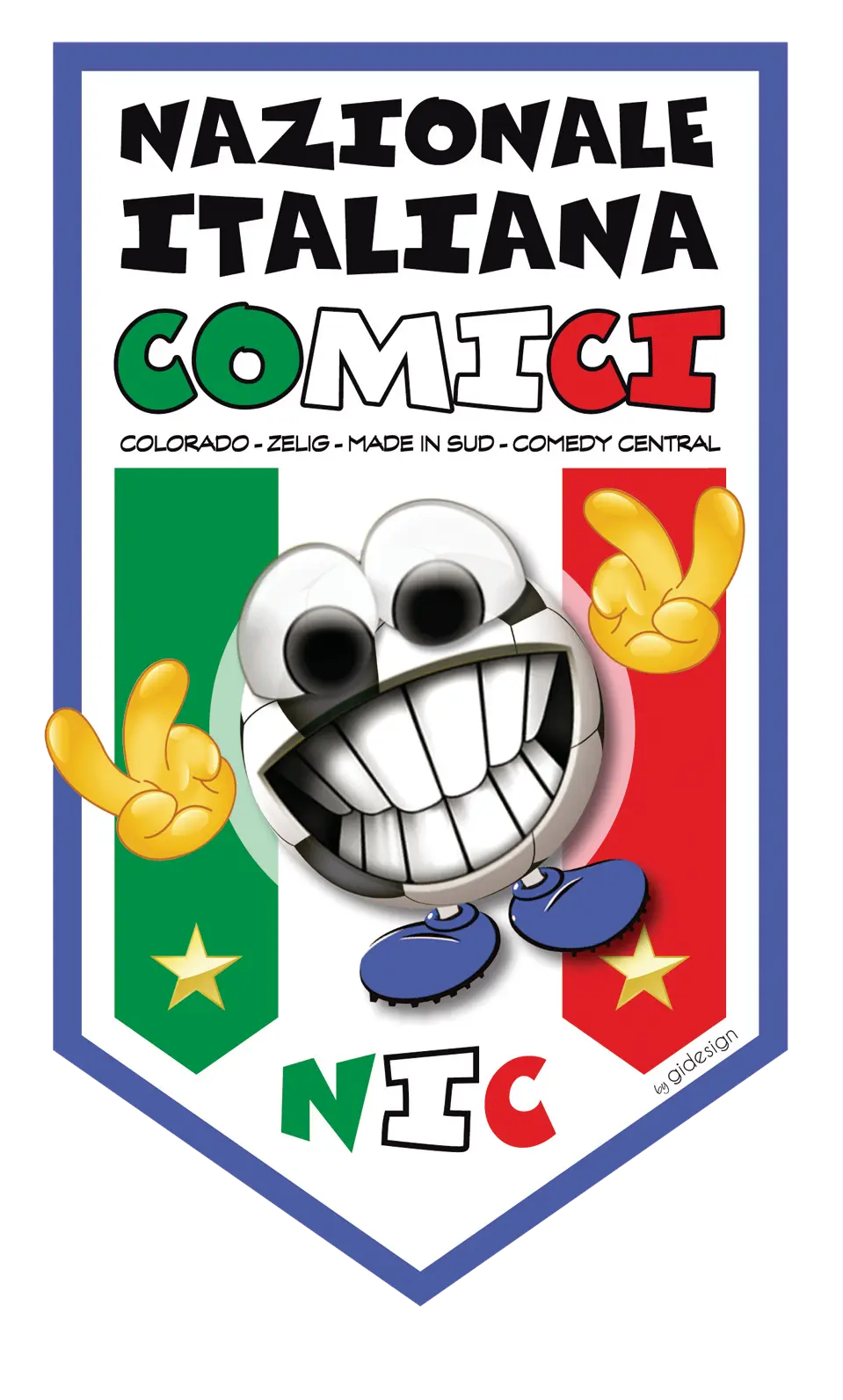 nazionale italiana comici stemma